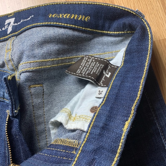 7 For All Mankind Roxanne Jeans Size 26 - Picture 4 of 4